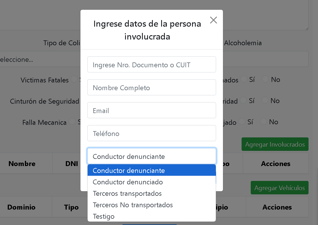 Buscador de calles en el mapa