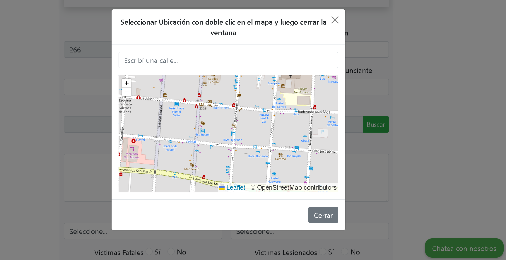 Mapa ubicación